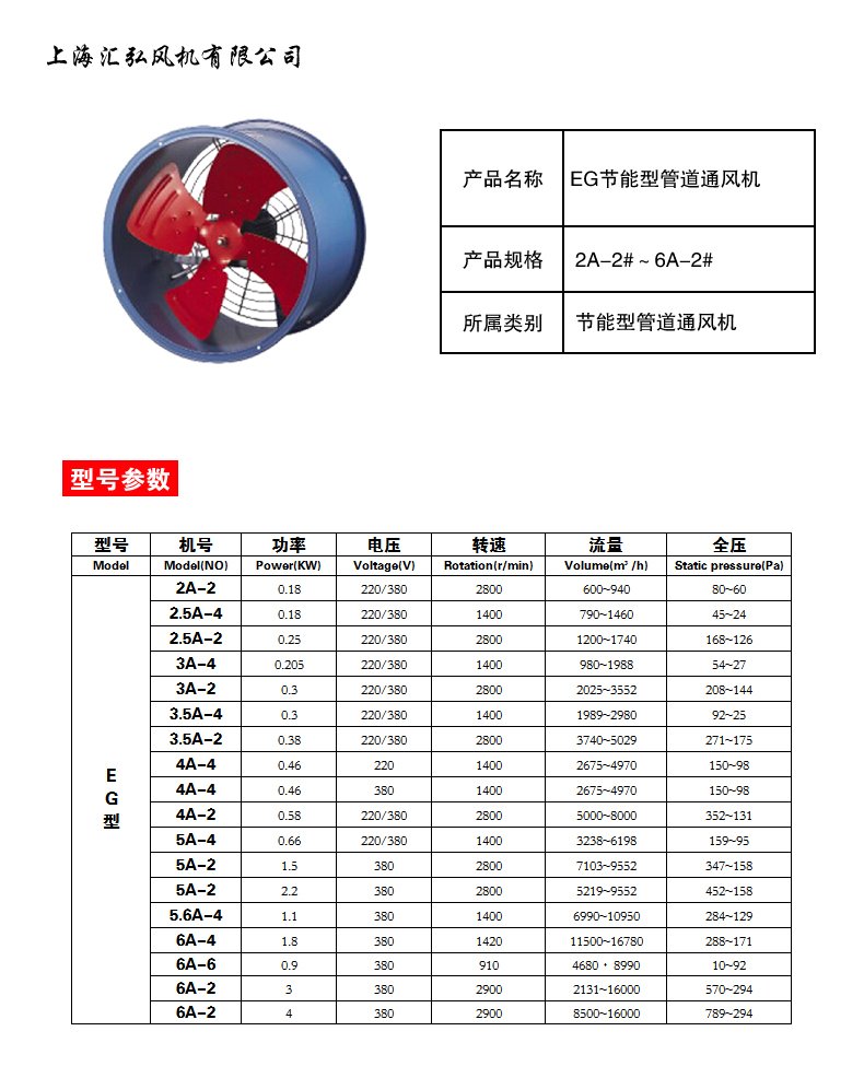 EG節能（néng）型管道通風機